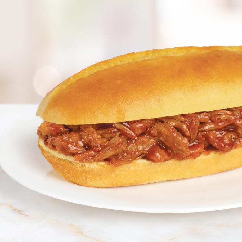 Barbeque Pulled Pork sandwich